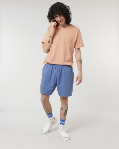Waker - Unisex-Shorts aus Single-Jersey - Bright Blue - L bedrucken, Art.-Nr. STBU070C0531L