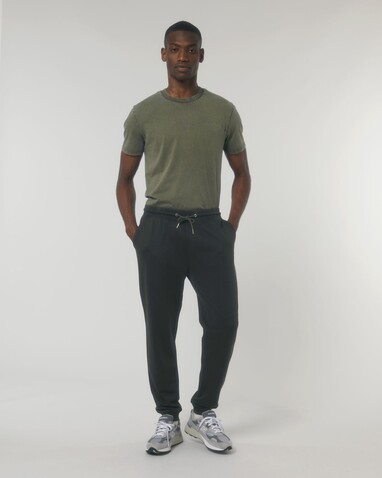 Mover Vintage - Die Garment-Dyed Unisex-Jogginghose - G. Dyed Black Rock - S bedrucken, Art.-Nr. STBU576C1401S
