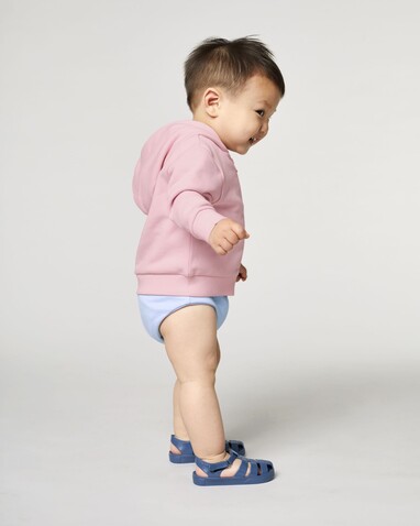Baby Connector - Der Baby-Zip-Hoodie - Cotton Pink - 12-18 m/80-86cm bedrucken, Art.-Nr. STSB105C005B3