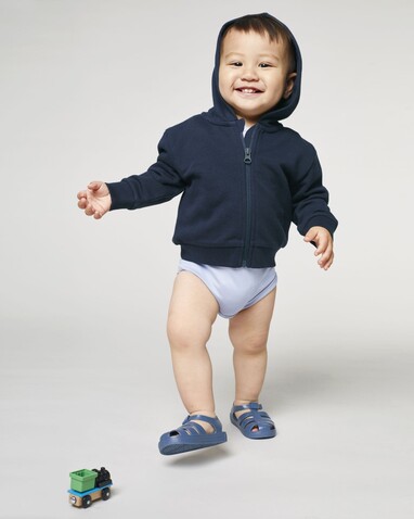 Baby Connector - Der Baby-Zip-Hoodie - French Navy - 6-12 m/68-80cm bedrucken, Art.-Nr. STSB105C727B2 Baby Connector - Der Baby-Zip-Hoodie - French Navy - 6-12 m/68-80cm bedrucken, Art.-Nr. STSB105C727B2