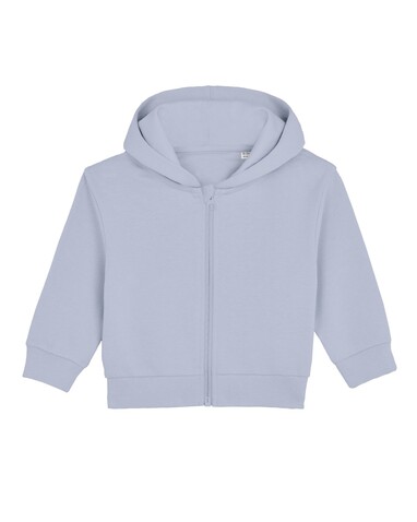 Baby Connector - Der Baby-Zip-Hoodie - Serene Blue - 18-24 m/86-92cm bedrucken, Art.-Nr. STSB105C057B4