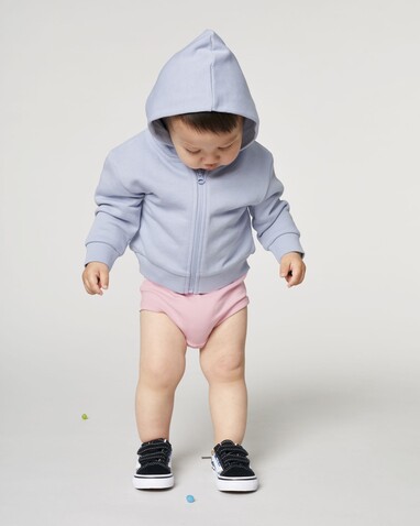 Baby Connector - Der Baby-Zip-Hoodie - Serene Blue - 24-36 m/92-98cm bedrucken, Art.-Nr. STSB105C057B5