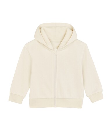 Baby Connector - Der Baby-Zip-Hoodie - Natural Raw - 6-12 m/68-80cm bedrucken, Art.-Nr. STSB105C054B2