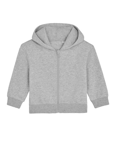 Baby Connector - Der Baby-Zip-Hoodie - Heather Grey - 6-12 m/68-80cm bedrucken, Art.-Nr. STSB105C250B2 Baby Connector - Der Baby-Zip-Hoodie - Heather Grey - 6-12 m/68-80cm bedrucken, Art.-Nr. STSB105C250B2