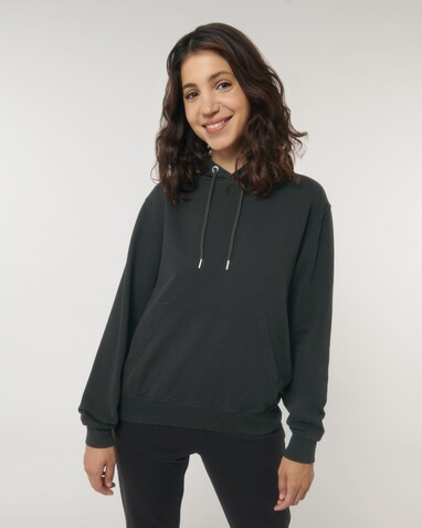 Archer Vintage - Der Garment-Dyed Unisex-Hoodie aus French Terry - G. Dyed Black Rock - 3XL bedrucken, Art.-Nr. STSU040C1403X