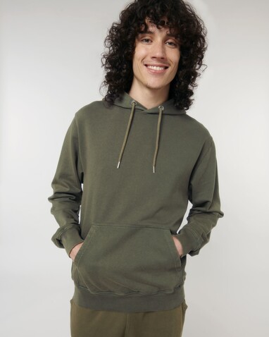 Archer Vintage - Der Garment-Dyed Unisex-Hoodie aus French Terry - G. Dyed Khaki - XS bedrucken, Art.-Nr. STSU040C109XS Archer Vintage - Der Garment-Dyed Unisex-Hoodie aus French Terry - G. Dyed Khaki - XS bedrucken, Art.-Nr. STSU040C109XS