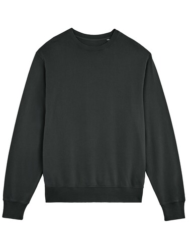 Matcher Vintage - Das Garment-Dyed Rundhals-Unisex-Sweatshirt aus French Terry - G. Dyed Black Rock - XXL bedrucken, Art.-Nr. STSU085C1402X