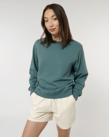 Matcher Vintage - Das Garment-Dyed Rundhals-Unisex-Sweatshirt aus French Terry - G. Dyed Hydro - M bedrucken, Art.-Nr. STSU085C1021M Matcher Vintage - Das Garment-Dyed Rundhals-Unisex-Sweatshirt aus French Terry - G. Dyed Hydro - M bedrucken, Art.-Nr. STSU085C1021M