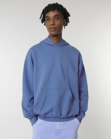 Cooper Dry - Der Boxy Unisex-Hoodie mit trockenem Griff - Bright Blue - L bedrucken, Art.-Nr. STSU797C0531L