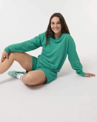 Matcher - Unisex-Sweatshirt aus Terry mit Rundhalsausschnitt und normaler Passform - Go Green - 3XL bedrucken, Art.-Nr. STSU799C1003X