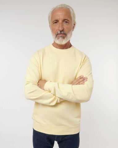 Matcher - Das Rundhals-Unisex-Sweatshirt aus French Terry - Butter - XL bedrucken, Art.-Nr. STSU799C0781X