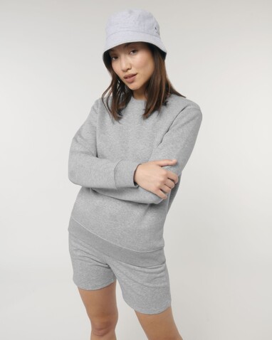 Matcher - Das Rundhals-Unisex-Sweatshirt aus French Terry - Heather Grey - XL bedrucken, Art.-Nr. STSU799C2501X