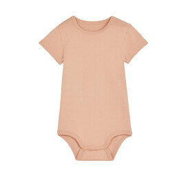 Baby Body - Kurzärmliger Baby-Body - Fraiche Peche - 18-24 m/86-92cm bedrucken, Art.-Nr. STUB103C101B4