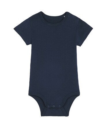 Baby Body - Der kurzärmelige Baby-Body - French Navy - 12-18 m/80-86cm bedrucken, Art.-Nr. STUB103C727B3