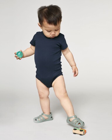 Baby Body - Der kurzärmelige Baby-Body - French Navy - 3-6 m/62-68cm bedrucken, Art.-Nr. STUB103C727B7