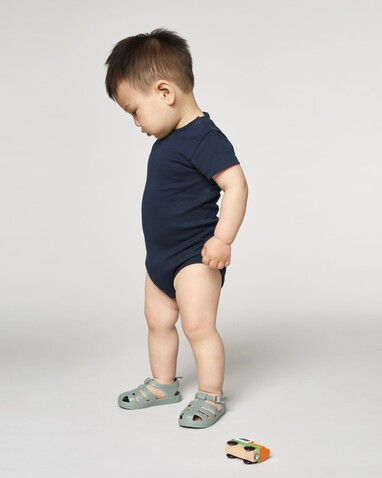 Baby Body - Der kurzärmelige Baby-Body - French Navy - 3-6 m/62-68cm bedrucken, Art.-Nr. STUB103C727B7