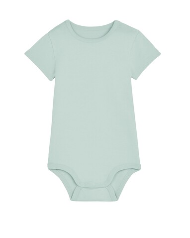 Baby Body - Der kurzärmelige Baby-Body - Caribbean Blue - 12-18 m/80-86cm bedrucken, Art.-Nr. STUB103C724B3