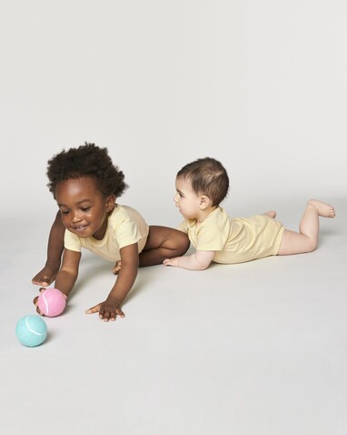 Baby Body - Der kurzärmelige Baby-Body - Butter - 9-12 m/74-80cm bedrucken, Art.-Nr. STUB103C078B9 Baby Body - Der kurzärmelige Baby-Body - Butter - 9-12 m/74-80cm bedrucken, Art.-Nr. STUB103C078B9