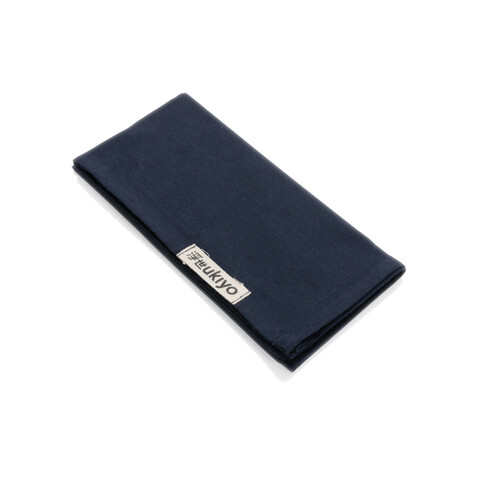 Ukiyo Aware™ 180gr rCotton 4-tlg. Servietten-Set navy blau bedrucken, Art.-Nr. P261.255