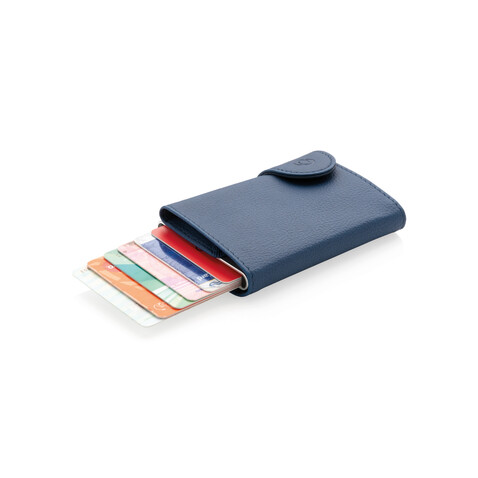 C-Secure RFID Kartenhalter und Geldbörse blau bedrucken, Art.-Nr. P850.515