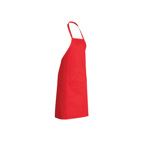 Impact AWARE™ recycelte Baumwollschürze 180gr rot bedrucken, Art.-Nr. P262.844
