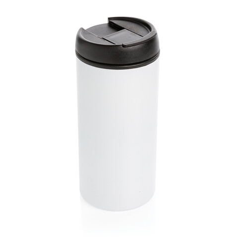 Metro Becher Becher aus RCS recyceltem Stainless-Steel weiß bedrucken, Art.-Nr. P435.043