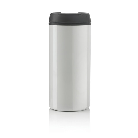 Metro Becher Becher aus RCS recyceltem Stainless-Steel weiß bedrucken, Art.-Nr. P435.043