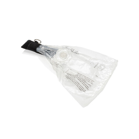 CPR Maske für den Schlüsselbund schwarz bedrucken, Art.-Nr. P265.241