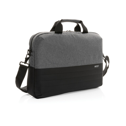 Swiss Peak AWARE™ RFID 15,6&quot; Laptoptasche grau bedrucken, Art.-Nr. P763.122