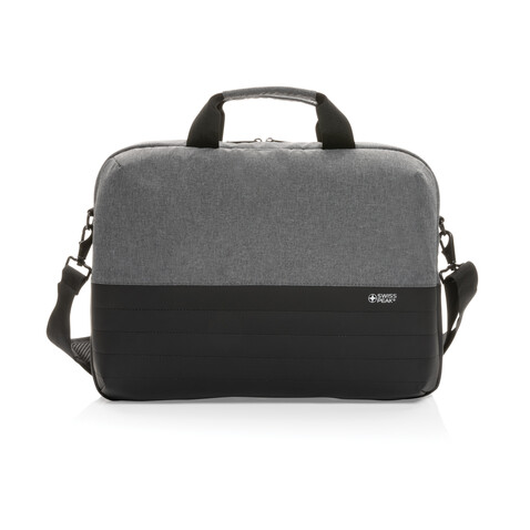 Swiss Peak AWARE™ RFID 15,6&quot; Laptoptasche grau bedrucken, Art.-Nr. P763.122