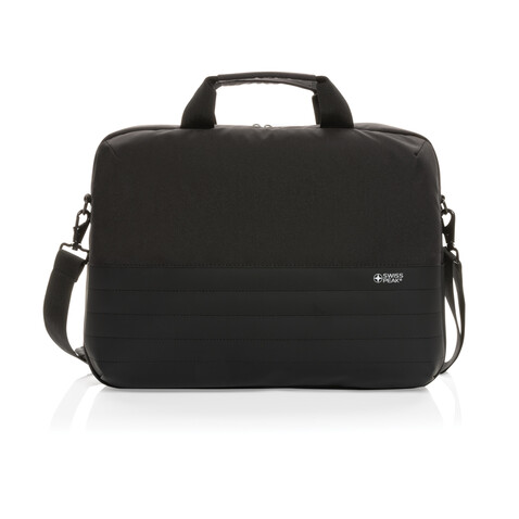 Swiss Peak AWARE™ RFID 15,6&quot; Laptoptasche schwarz bedrucken, Art.-Nr. P763.121