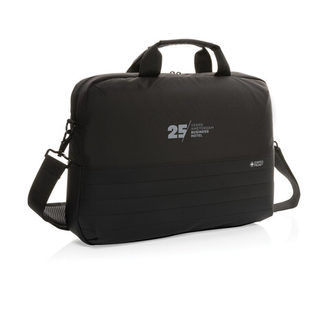 Swiss Peak AWARE™ RFID 15,6&quot; Laptoptasche schwarz bedrucken, Art.-Nr. P763.121