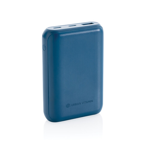 Urban Vitamin Alameda 10.000mAh 18W PD Powerbank blau bedrucken, Art.-Nr. P322.705