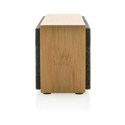 Wynn 10W kabelloser Bambus Lautsprecher braun bedrucken, Art.-Nr. P329.649
