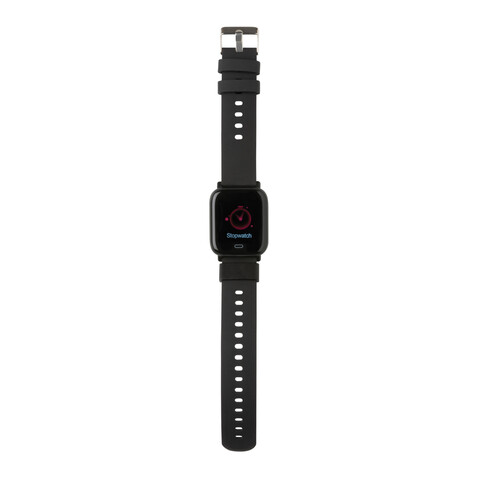 Fit Watch aus RCS recyceltem TPU schwarz bedrucken, Art.-Nr. P330.891