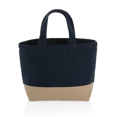 Impact Aware™ 285g/m² ungefärbte rCanvas-Kühltasche navy blau bedrucken, Art.-Nr. P422.479