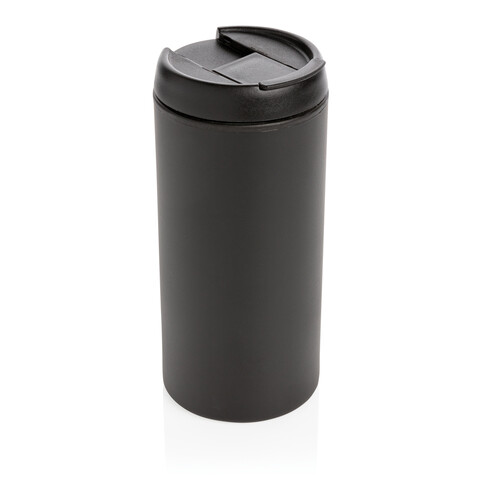 Metro Becher Becher aus RCS recyceltem Stainless-Steel schwarz bedrucken, Art.-Nr. P435.041