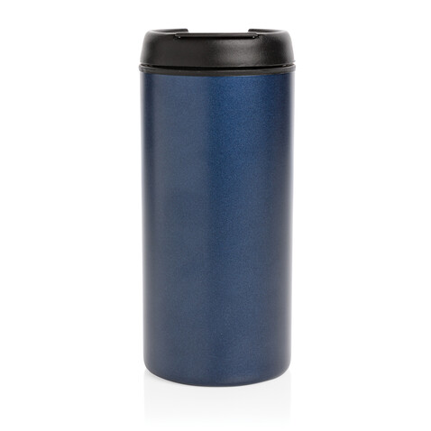 Metro Becher Becher aus RCS recyceltem Stainless-Steel blau bedrucken, Art.-Nr. P435.045