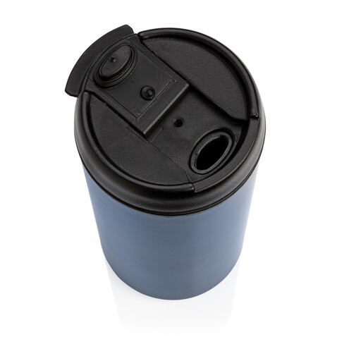 Metro Becher Becher aus RCS recyceltem Stainless-Steel blau bedrucken, Art.-Nr. P435.045
