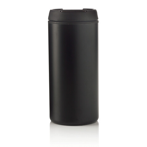 Metro Becher Becher aus RCS recyceltem Stainless-Steel schwarz bedrucken, Art.-Nr. P435.041