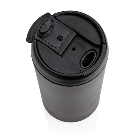 Metro Becher Becher aus RCS recyceltem Stainless-Steel schwarz bedrucken, Art.-Nr. P435.041