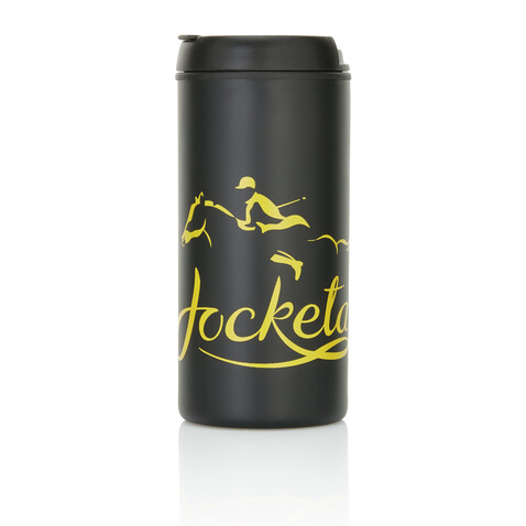 Metro Becher Becher aus RCS recyceltem Stainless-Steel schwarz bedrucken, Art.-Nr. P435.041