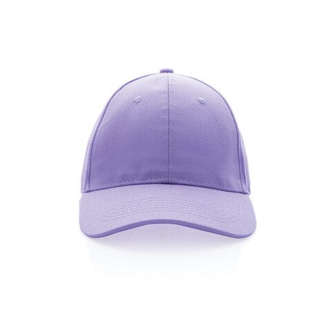 Impact 6 Panel Kappe aus 280gr rCotton mit AWARE™ Tracer lavender bedrucken, Art.-Nr. P453.460