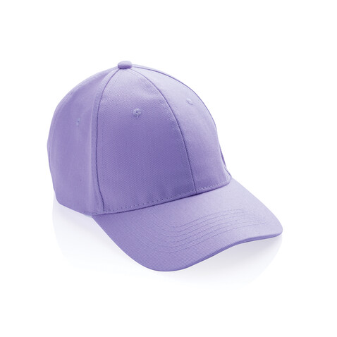 Impact 6 Panel Kappe aus 280gr rCotton mit AWARE™ Tracer lavender bedrucken, Art.-Nr. P453.460