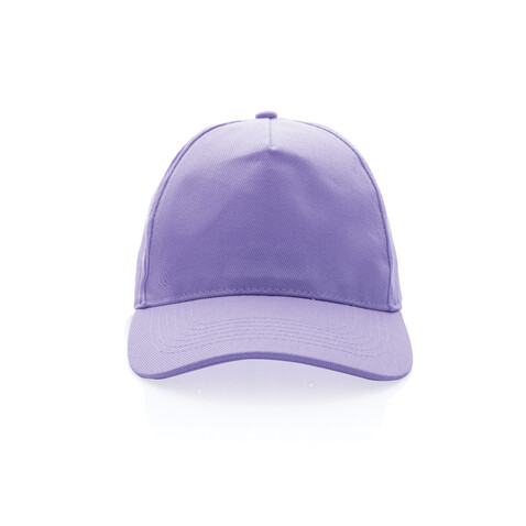 Impact 5 Panel Kappe aus 280gr rCotton mit AWARE™ Tracer lavender bedrucken, Art.-Nr. P453.470