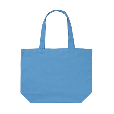 Impact Aware™ 240g/m² rCanvas Shopper mit Tasche tranquil blue bedrucken, Art.-Nr. P762.975 Impact Aware™ 240g/m² rCanvas Shopper mit Tasche tranquil blue bedrucken, Art.-Nr. P762.975