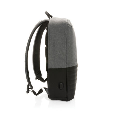 Swiss Peak AWARE™ Anti-Theft-RFID 15.6"-Laptop-Rucksack grau bedrucken, Art.-Nr. P763.132 Swiss Peak AWARE™ Anti-Theft-RFID 15.6"-Laptop-Rucksack grau bedrucken, Art.-Nr. P763.132