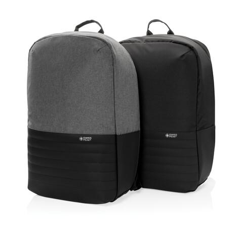 Swiss Peak AWARE™ Anti-Theft-RFID 15.6"-Laptop-Rucksack grau bedrucken, Art.-Nr. P763.132 Swiss Peak AWARE™ Anti-Theft-RFID 15.6"-Laptop-Rucksack grau bedrucken, Art.-Nr. P763.132