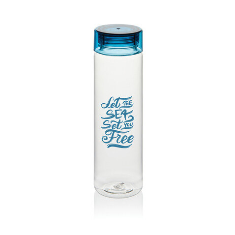 VINGA Cott RCS RPET-Wasserflasche blau bedrucken, Art.-Nr. 102006