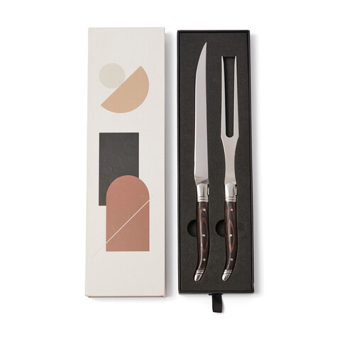 VINGA Gigaro Tranchier-Set Stahl bedrucken, Art.-Nr. 30714
